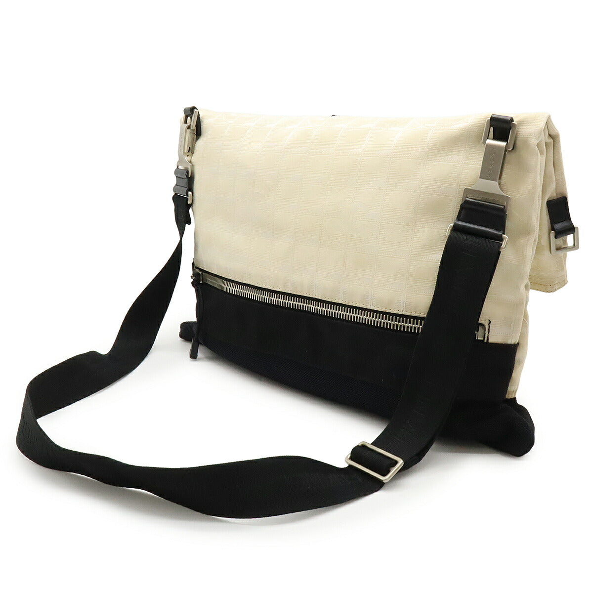 Chanel New Travel Line Nylon Jacquard 2way Shoulder Bag