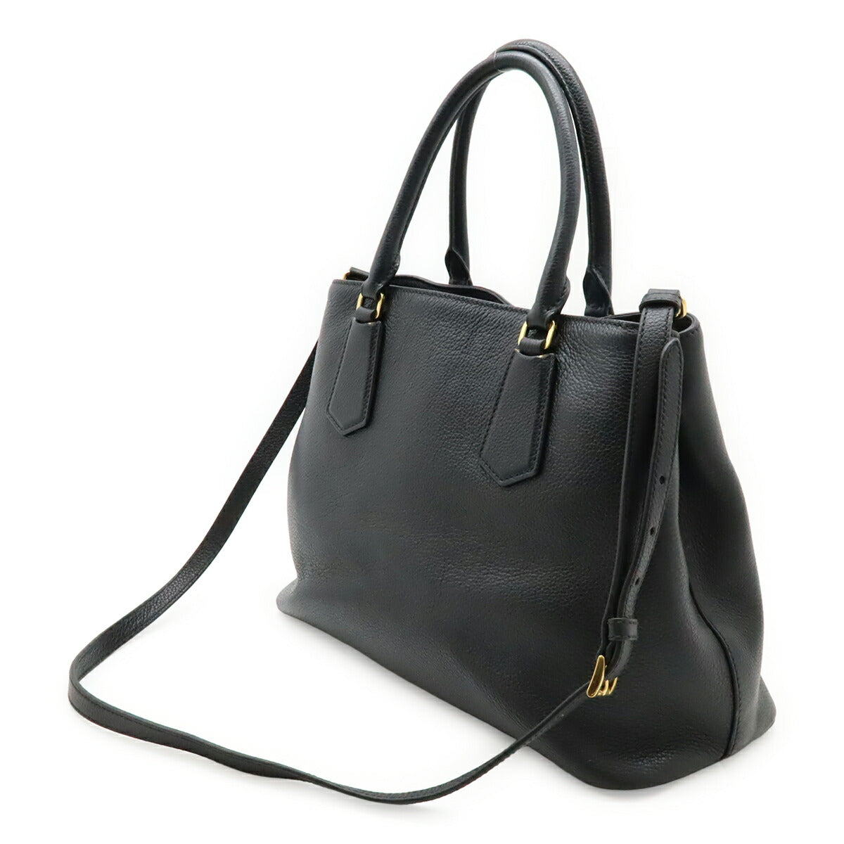 Prada 1BA239 Leather 2way Handbag
