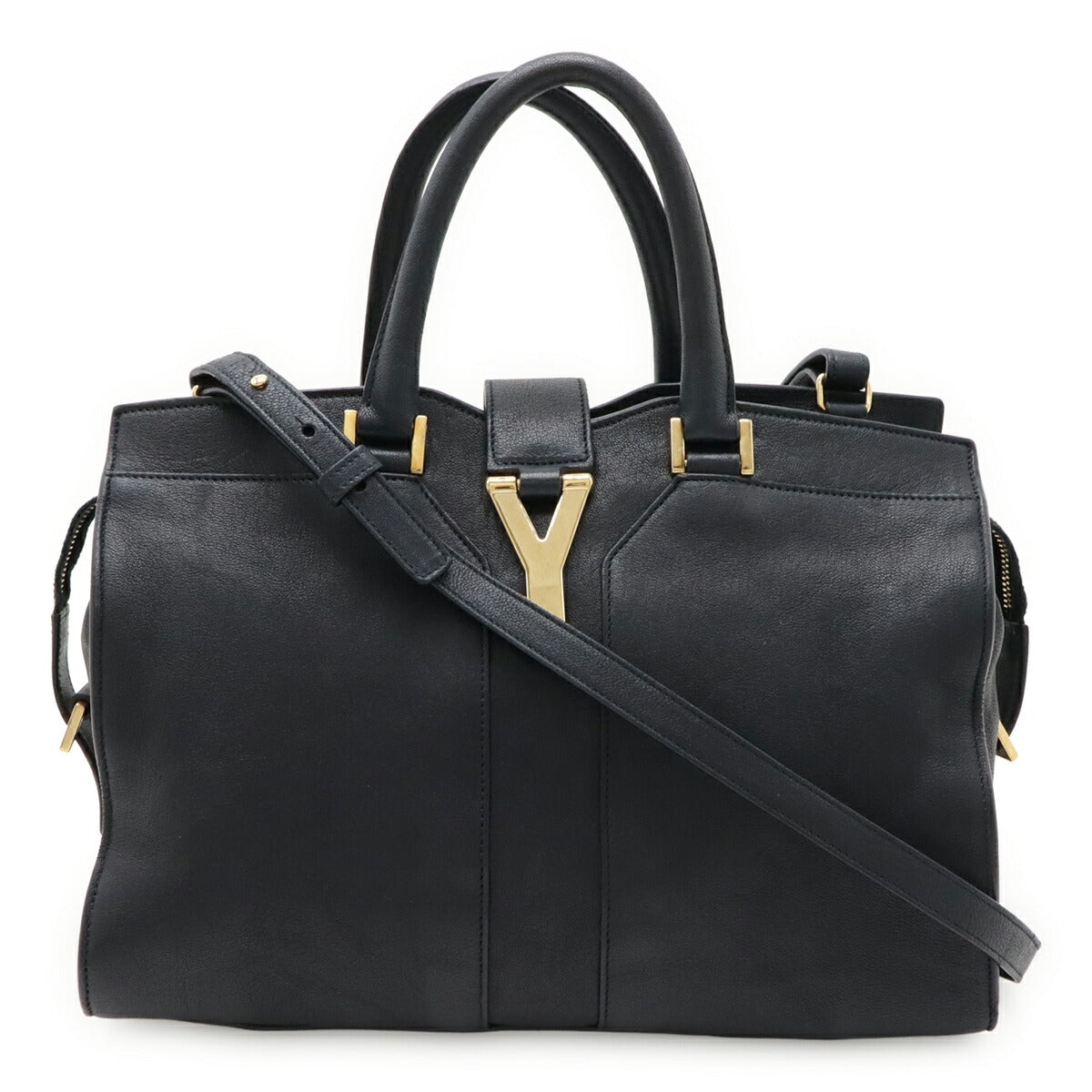 Saint Laurent Y Line Leather 2way Handbag