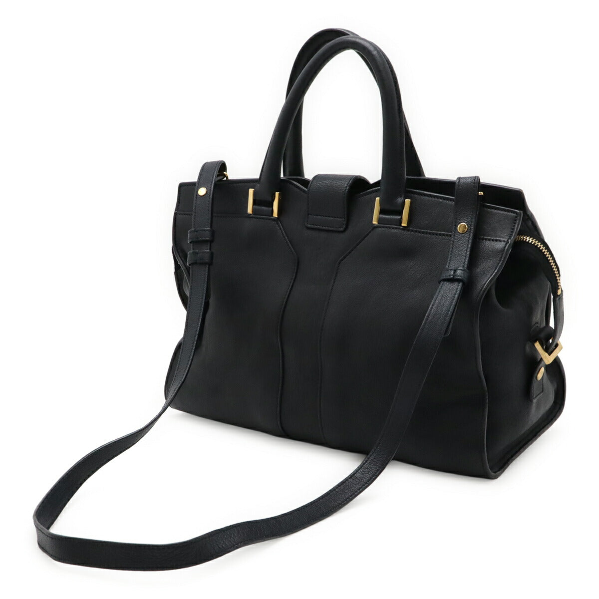 Saint Laurent Y Line Leather 2way Handbag