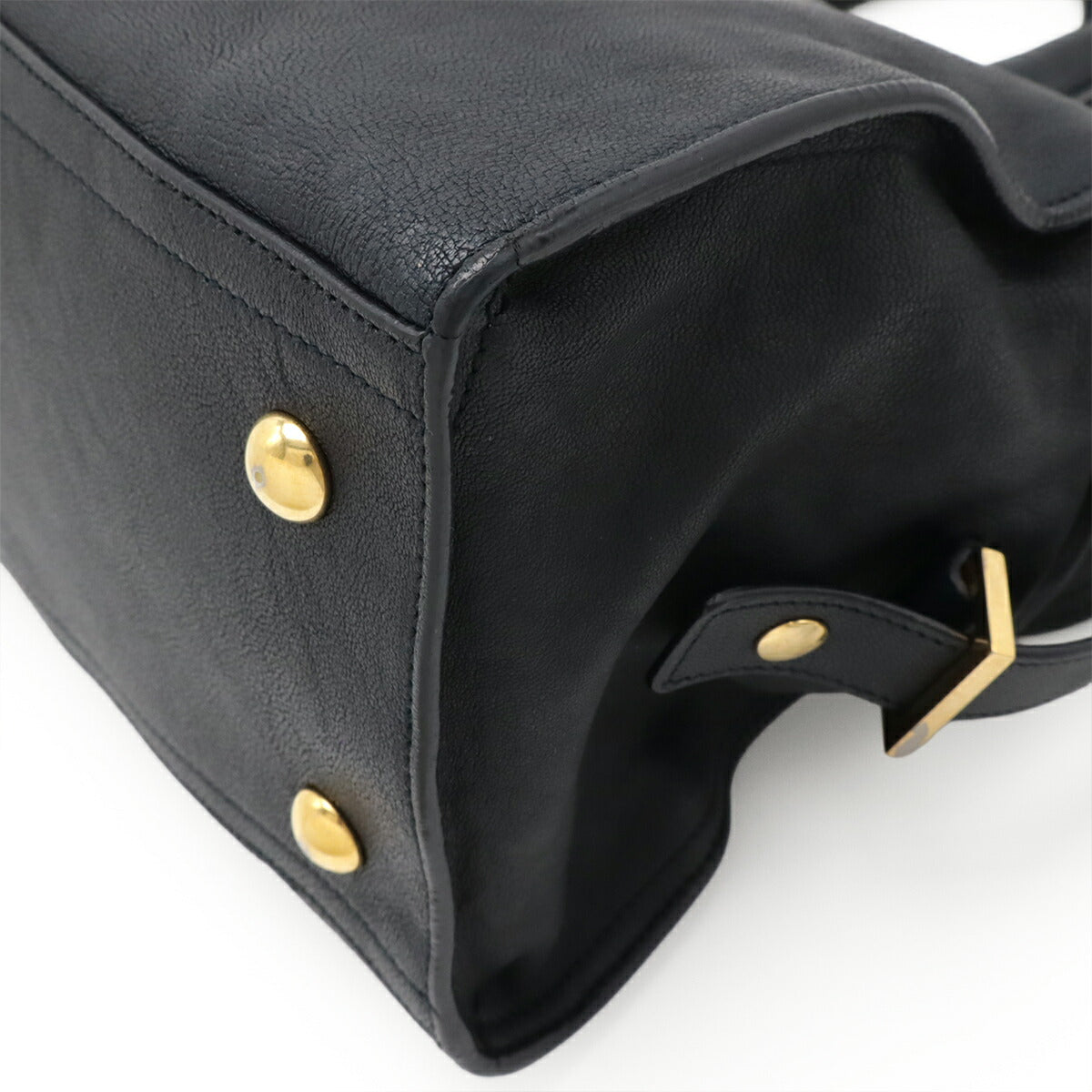 Saint Laurent Y Line Leather 2way Handbag