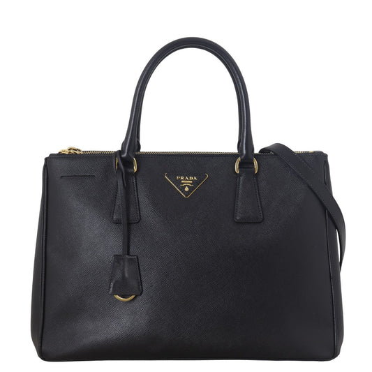 Prada Saffiano Lux Galleria Double Zip Tote Medium