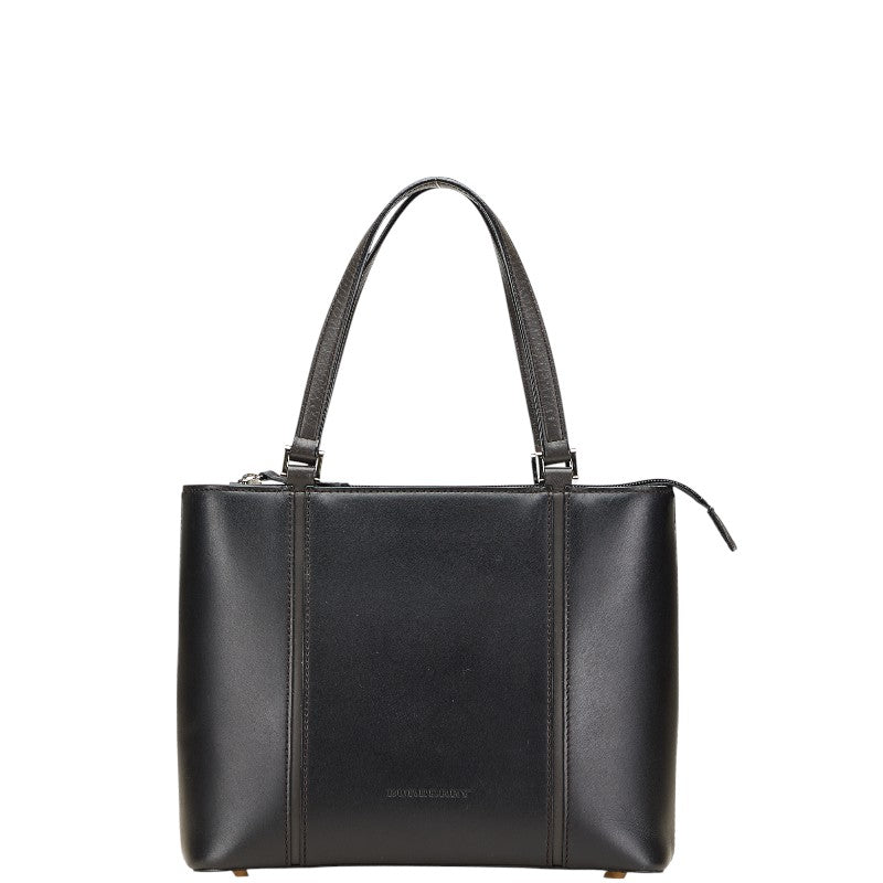 Burberry Nova Check Leather Handbag