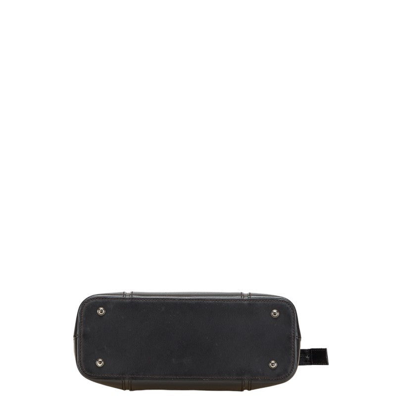 Burberry Nova Check Leather Handbag