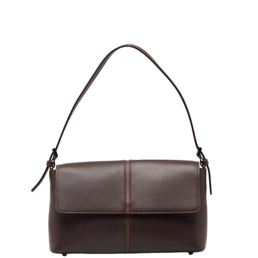 Burberry Nova Check Leather Shoulder Bag