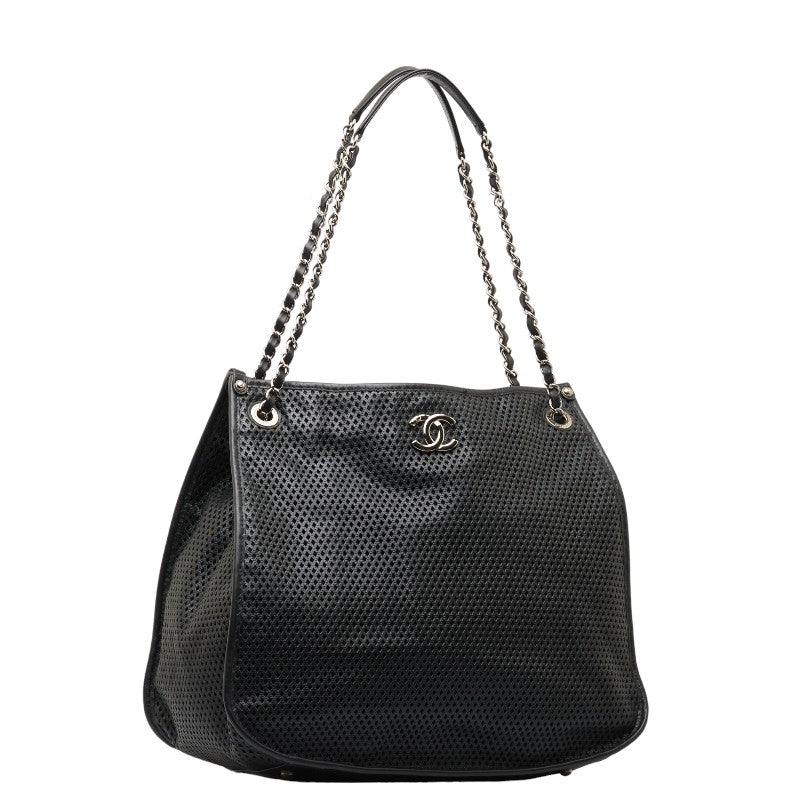 Chanel Coco Punching Leather 2way Shoulder Bag
