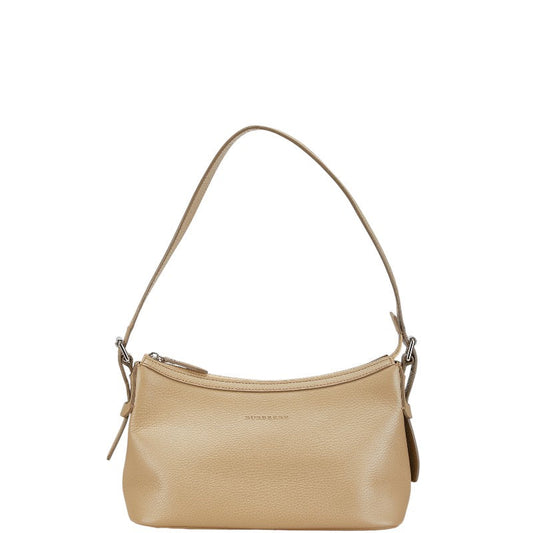 Burberry Nova Check Leather Shoulder Bag