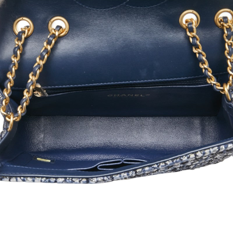 Chanel CC Filigree Python Embossed Shoulder Bag