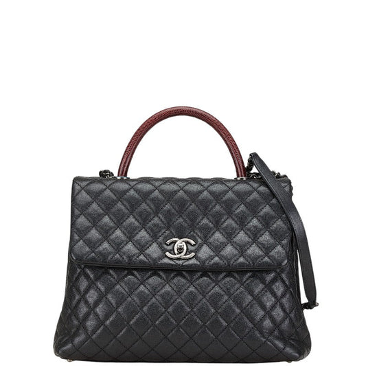 Chanel Coco Matelasse Caviar Skin 2way bag