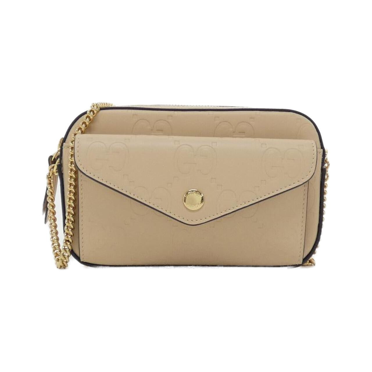 Gucci GG Leather Shoulder Bag