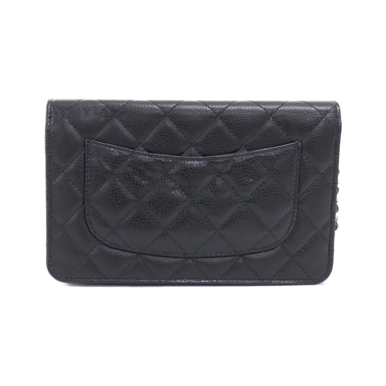 Chanel Timeless Classic Caviar Wallet on Chain