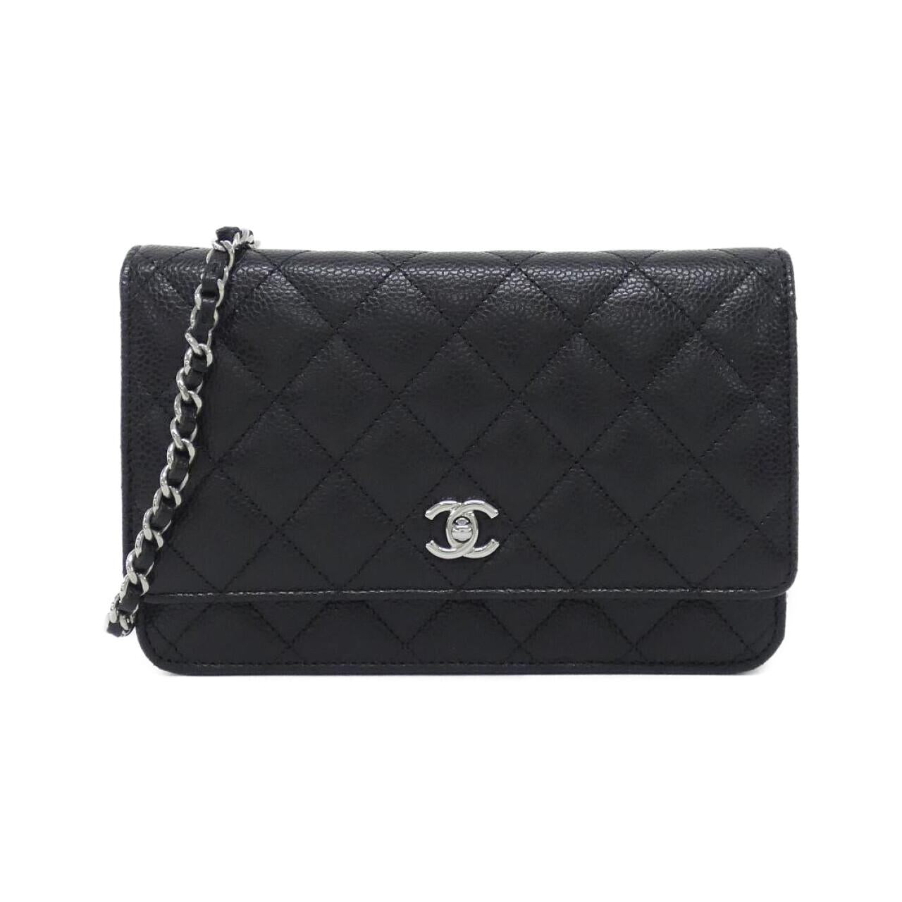 Chanel AP4241 Caviar Skin Wallet on Chain
