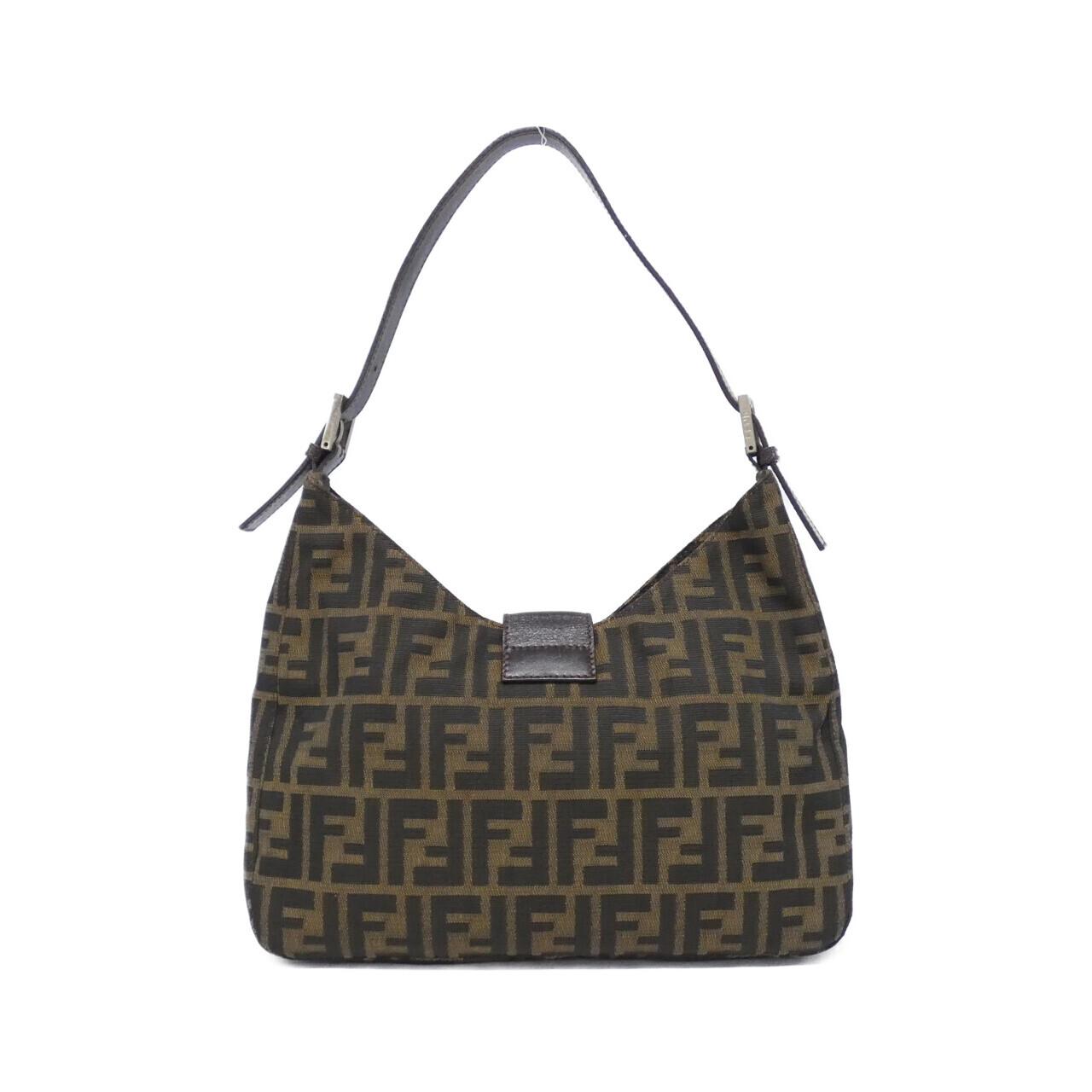 Fendi 26569 Canvas Shoulder Bag