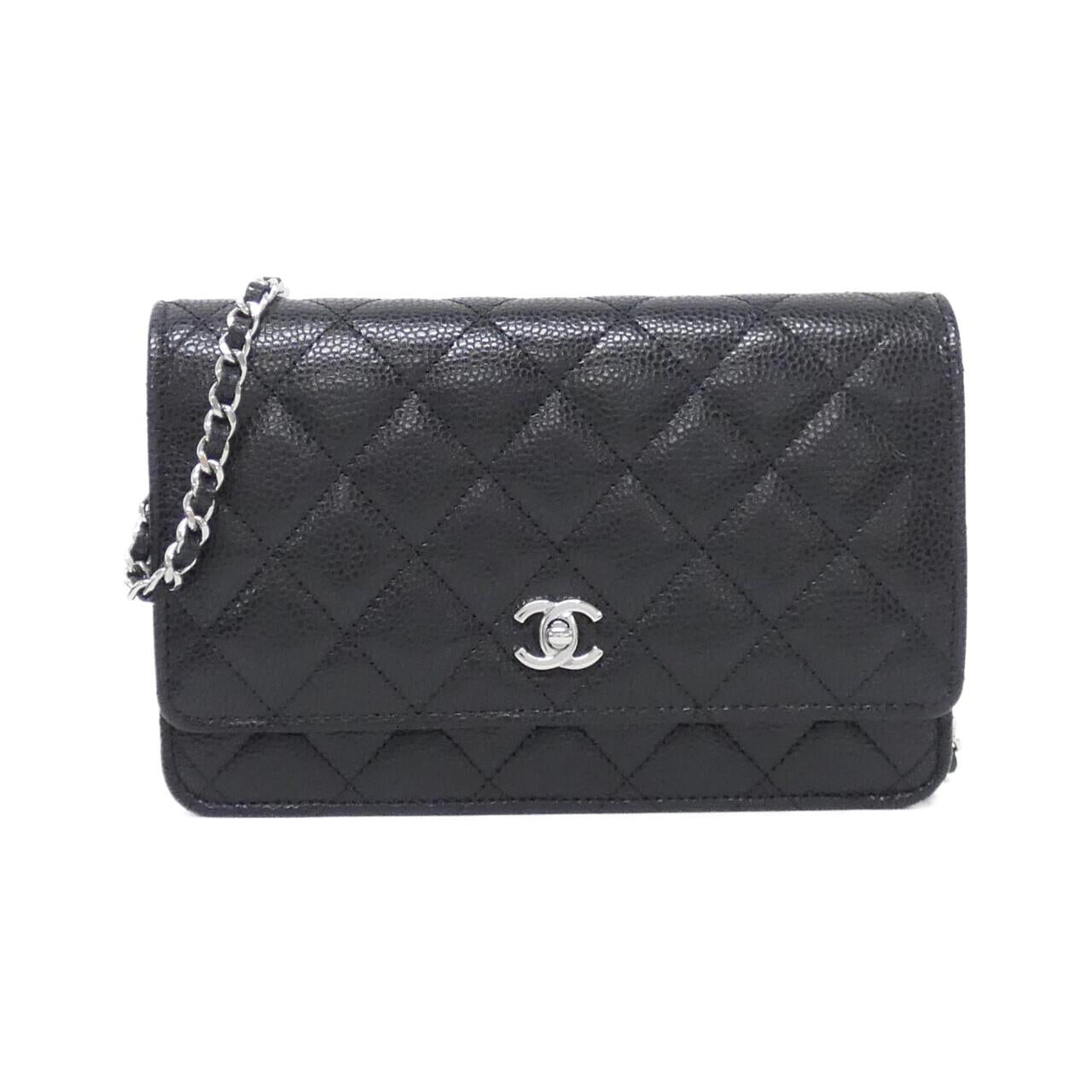 Chanel AP4241 Caviar Wallet on Chain