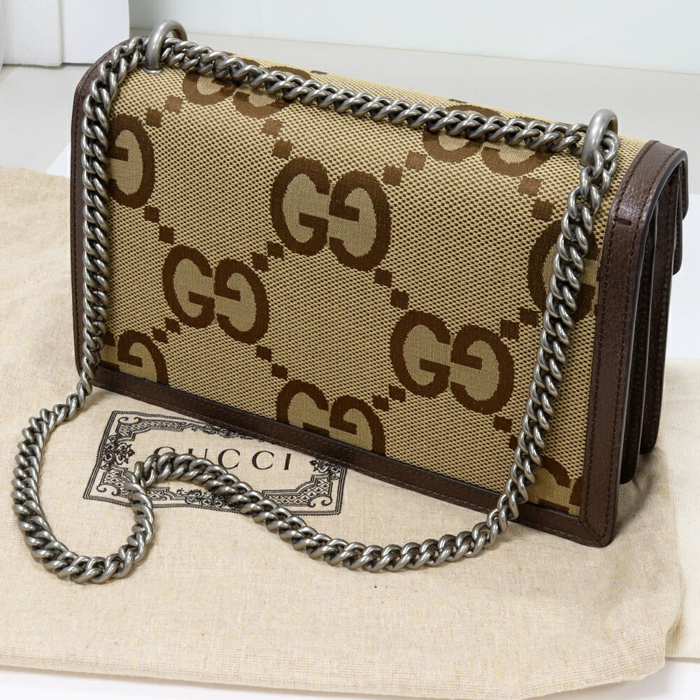Gucci GG Jumbo Dionysus 2way bag Canvas Brown 400249 UKMBN 2572