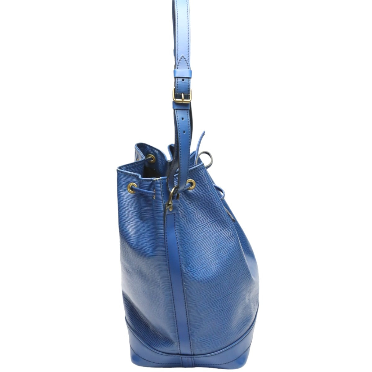 LOUIS VUITTON Shoulder Bag Epi Leather blue Drawstring type Shoulder Bag Epi Noe Women
