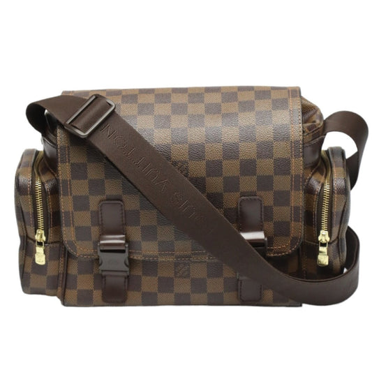 LOUIS VUITTON Shoulder Bag Damier canvas Brown Shoulder Bag Damier Reporter Melville mens