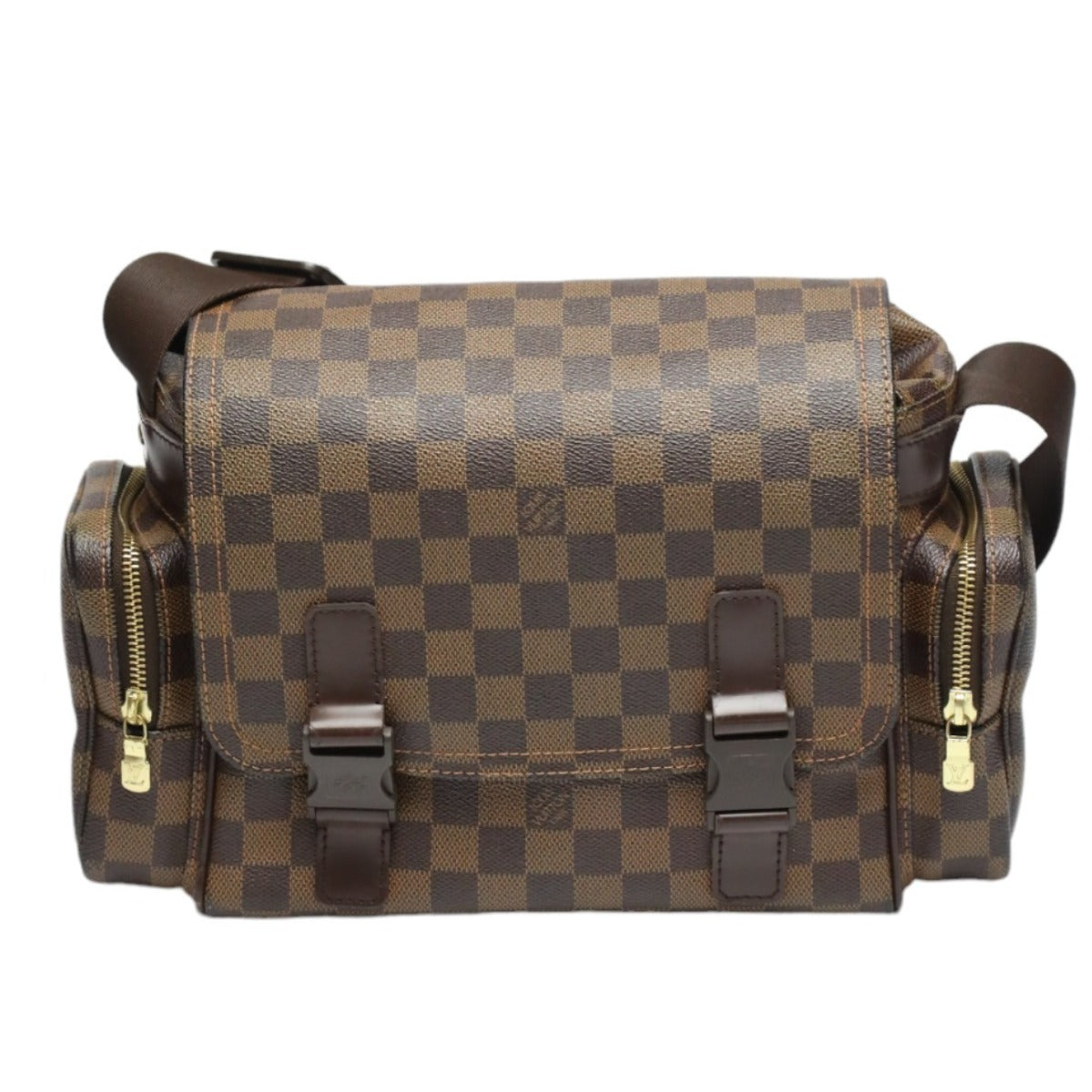 Elegant Women's Shoulder Bag | LOUIS VUITTON Shoulder Bag Damier canvas Brown Shoulder Bag Damier Reporter Melville mens