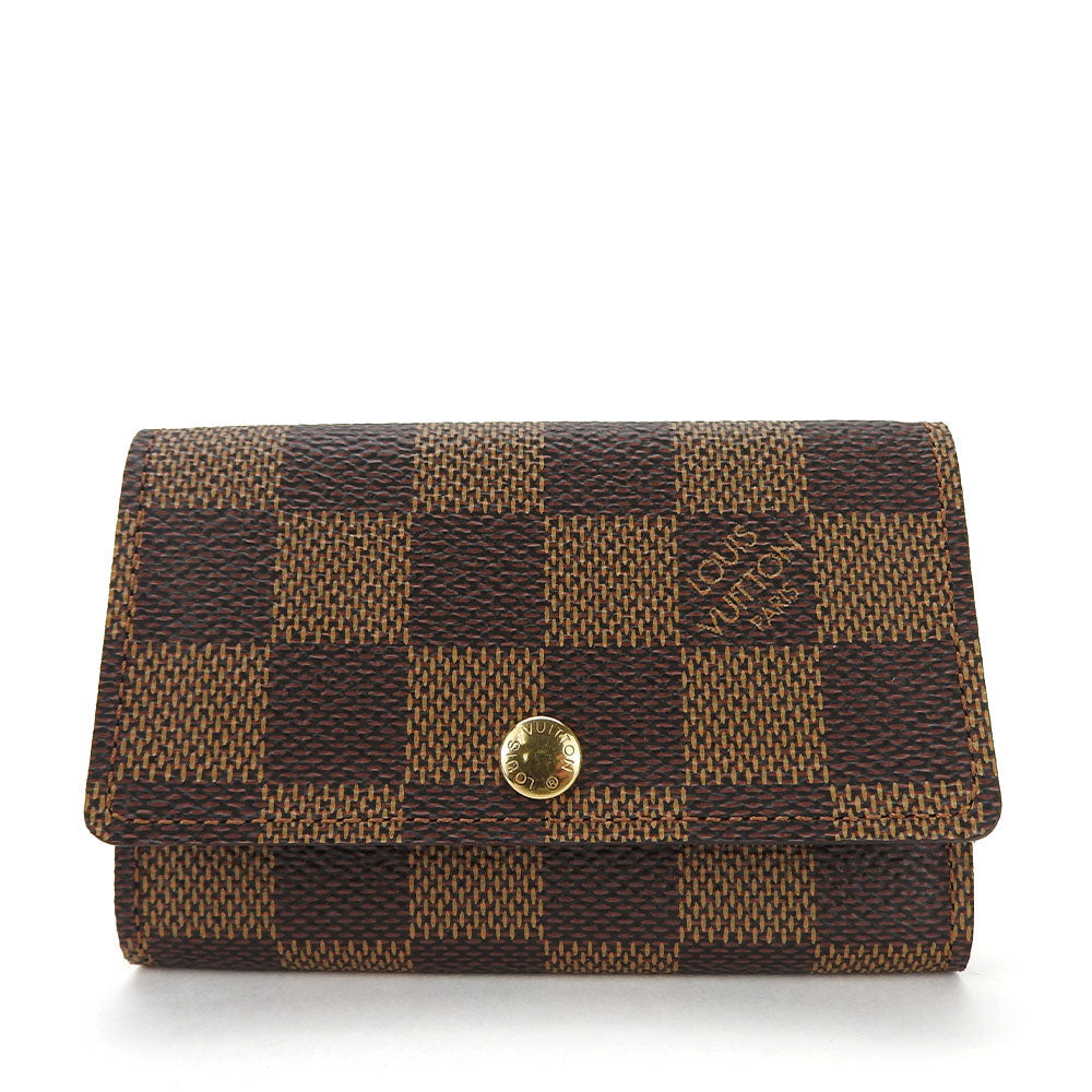 LOUIS VUITTON Key case Key holder Damier Brown Multicles6 unisex(Unisex)