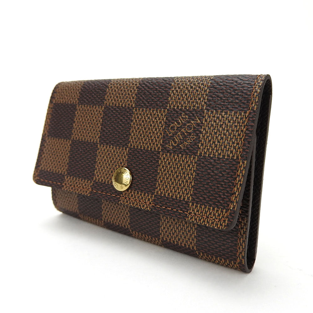 LOUIS VUITTON Key case Key holder Damier Brown Multicles6 unisex(Unisex)
