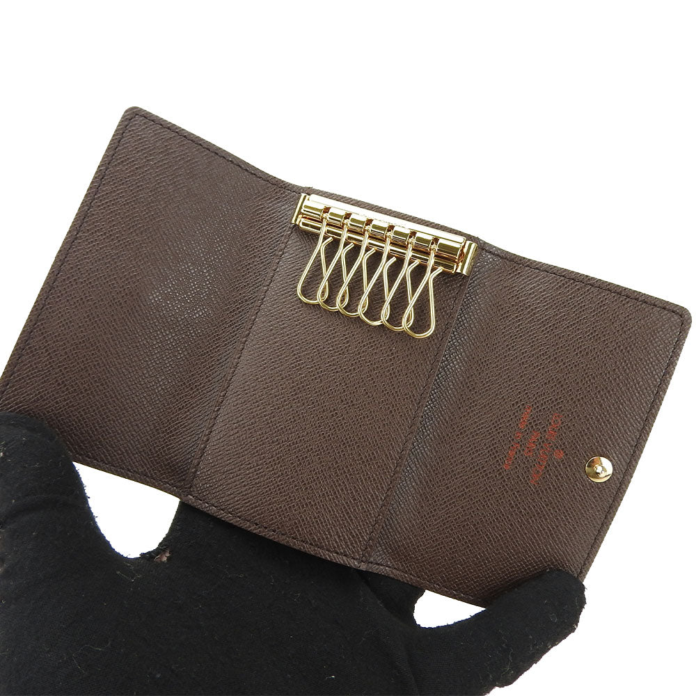 LOUIS VUITTON Key case Key holder Damier Brown Multicles6 unisex(Unisex)