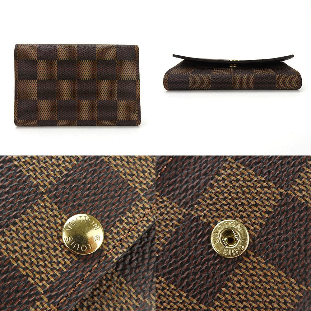 LOUIS VUITTON Key case Key holder Damier Brown Multicles6 unisex(Unisex)