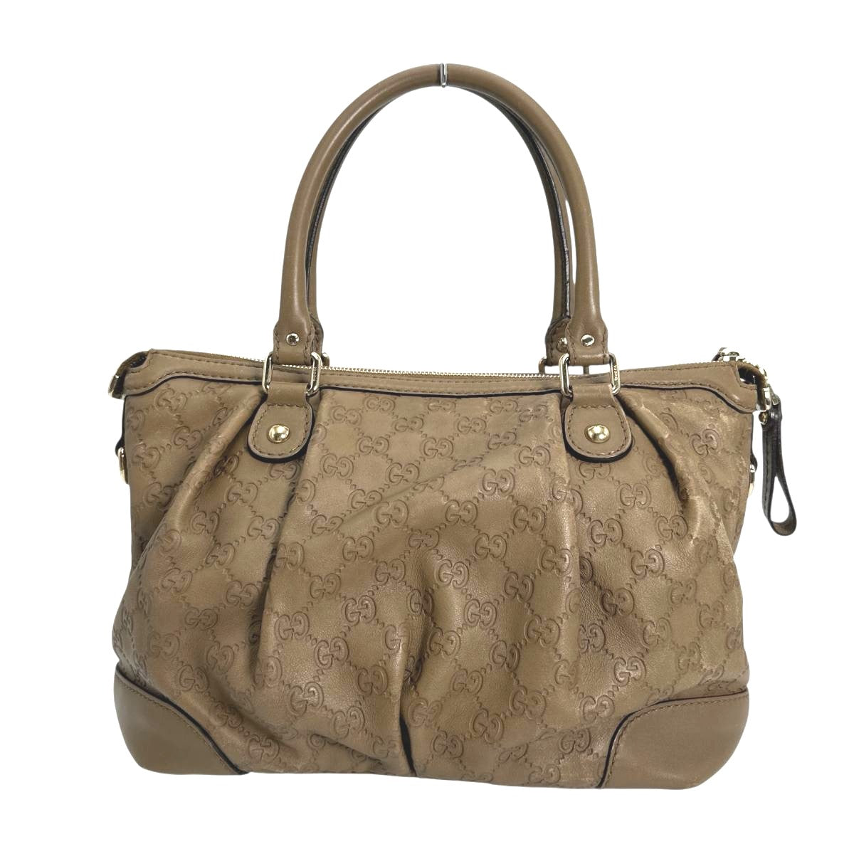 GUCCI Shoulder Bag 247902 leather Brown Handbag Guccisima Sukey Women