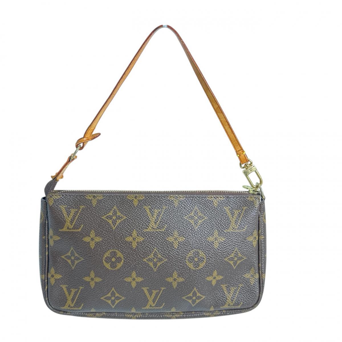 LOUIS VUITTON Pouch Monogram canvas Brown Accessory pouch Monogram Pochette Accessoires Women