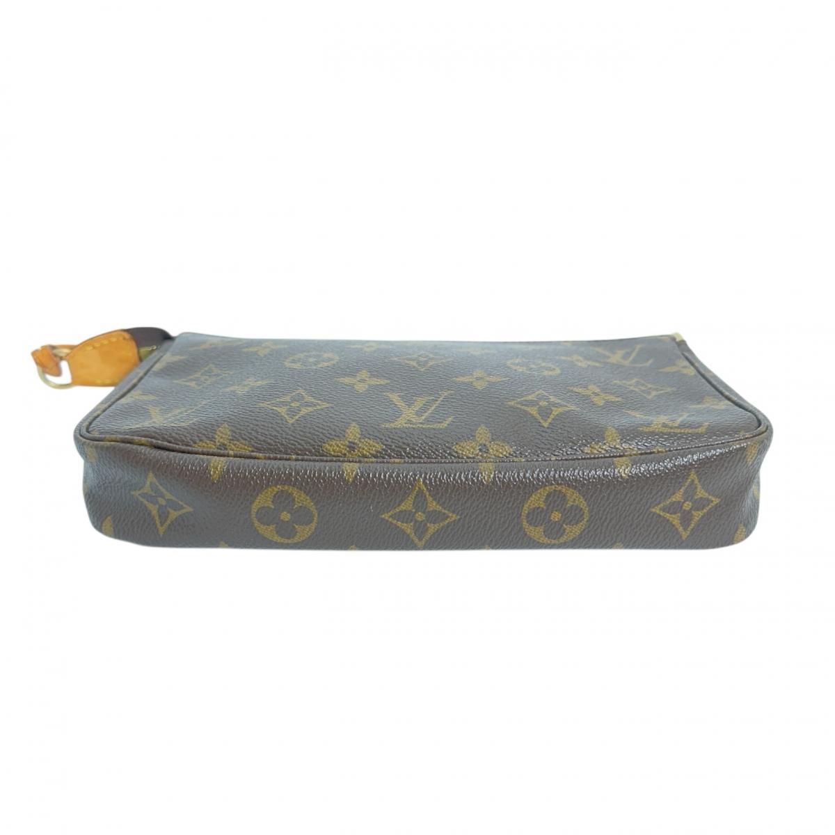 LOUIS VUITTON Pouch Monogram canvas Brown Accessory pouch Monogram Pochette Accessoires Women