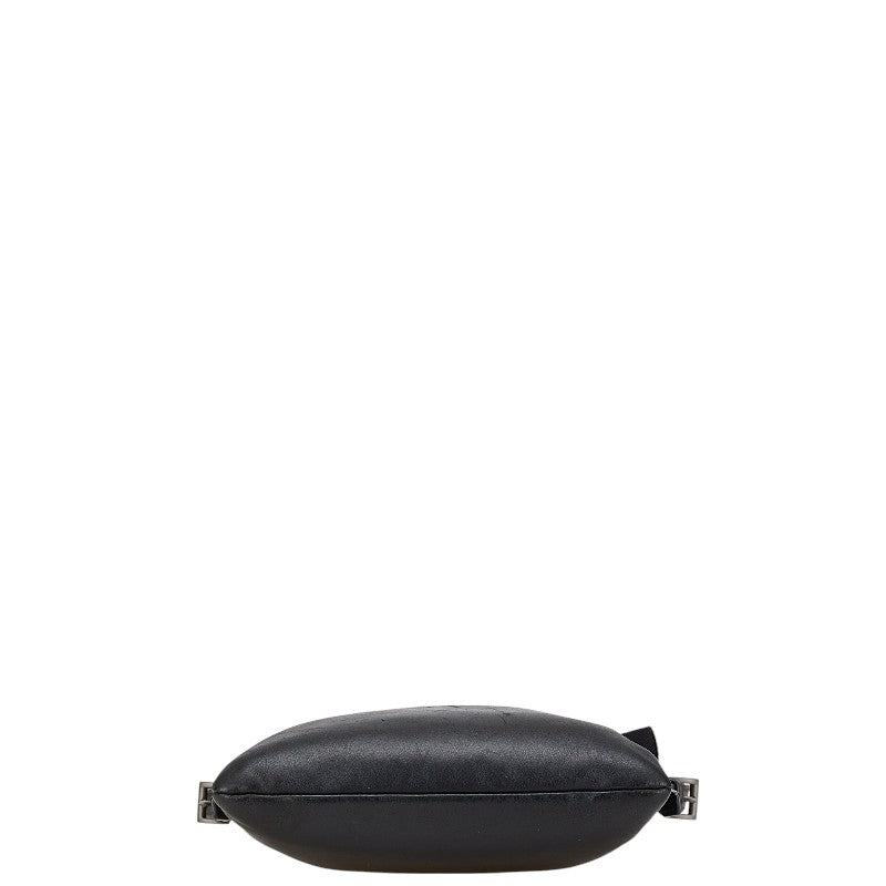 Prada Triangle Logo Leather Shoulder Bag