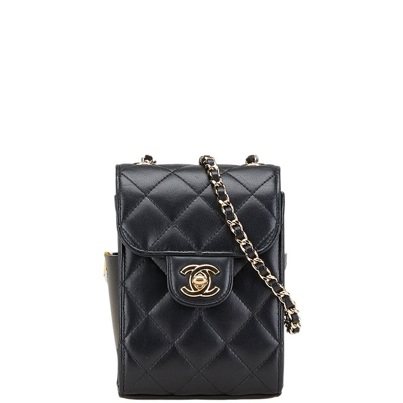Chanel Coco Matelasse Lambskin Shoulder Bag
