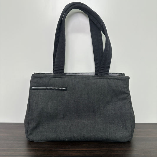 Prada Canvas Shoulder Bag - Black Totes, Handbags LB125337