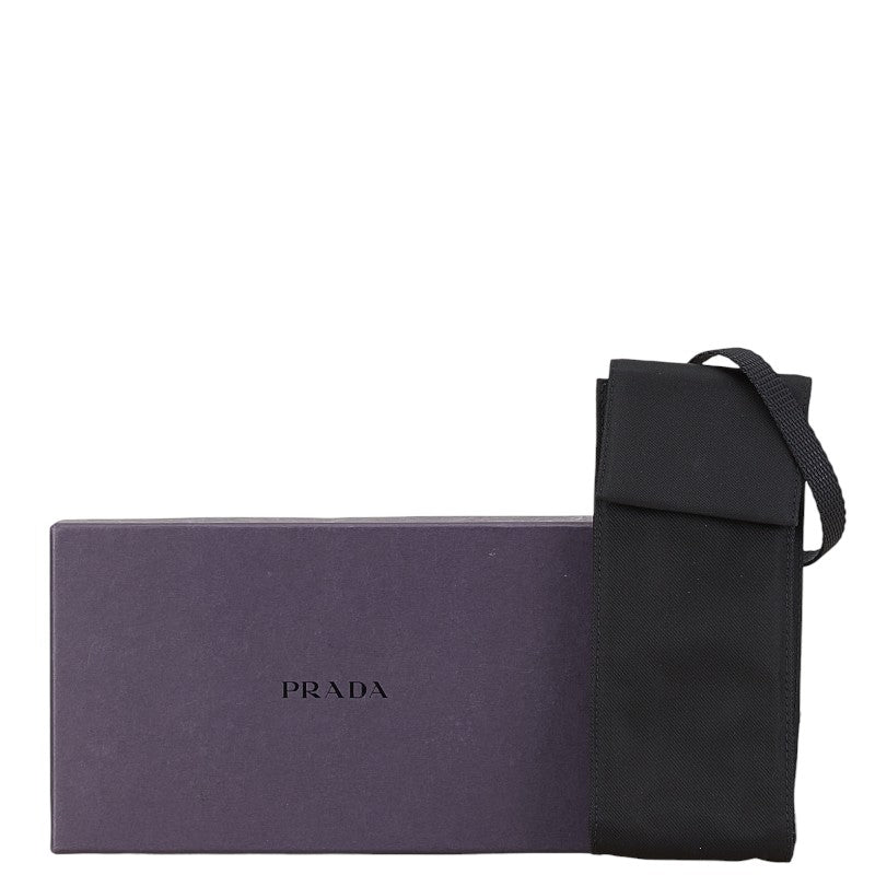 Prada Nylon Triangle Logo Plate Mini Shoulder Bag