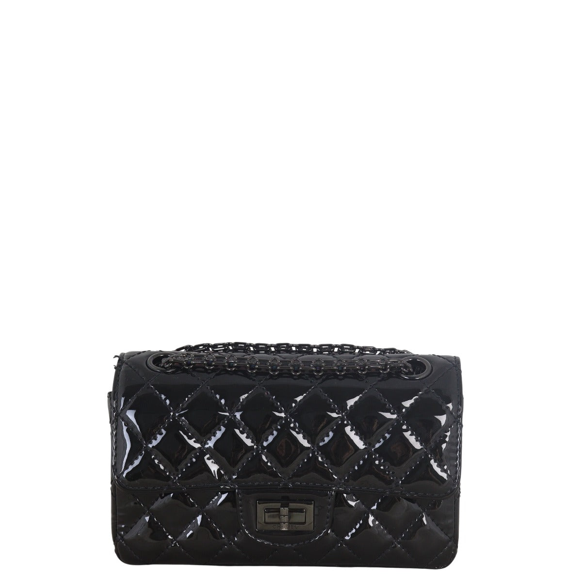 Chanel 2.55 Reissue 224 Single Flap Bag Patent