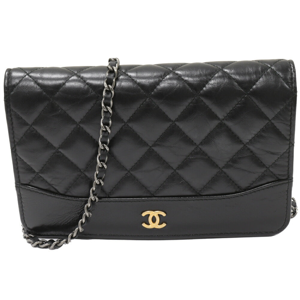 Chanel Calf Gabrielle Chain Wallet Shoulder Bag A84389