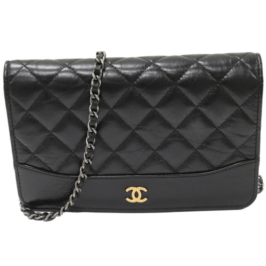 Chanel Calf Gabrielle Chain Wallet Shoulder Bag A84389