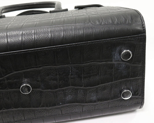 Saint Laurent Paris Sac de Jour Embossed Calf 2way Bag