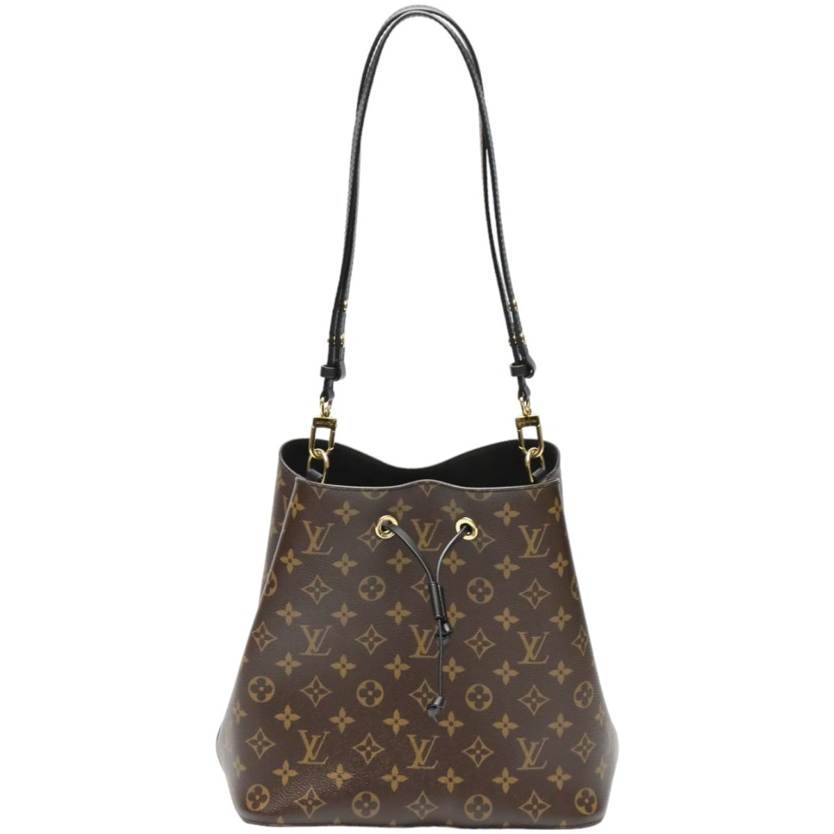 LOUIS VUITTON Shoulder Bag Monogram canvas Brown noir Shoulder Bag Monogram Neonoe Women