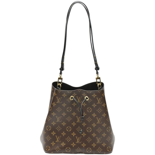 LOUIS VUITTON Shoulder Bag Monogram canvas Brown noir Shoulder Bag Monogram Neonoe Women