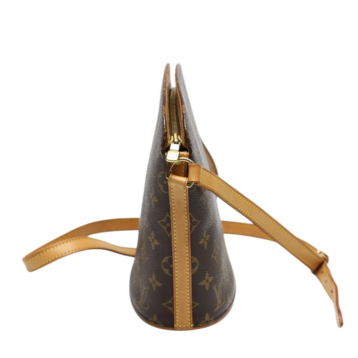 LOUIS VUITTON Shoulder Bag Monogram canvas, leather Brown Shoulder Bag Monogram Drouot Women
