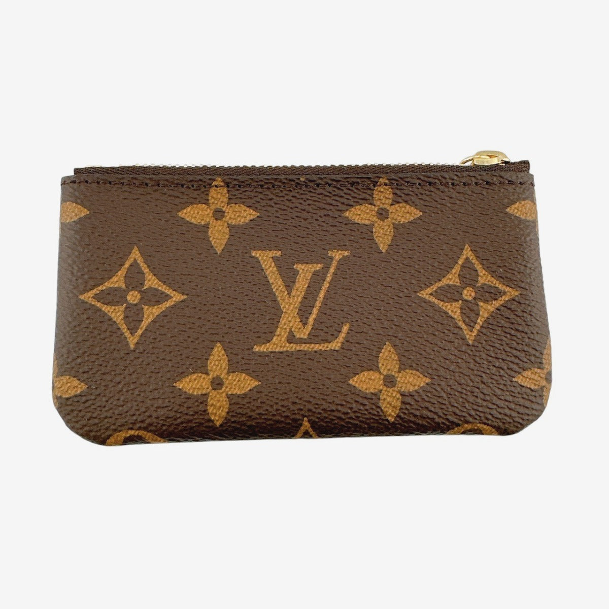 LOUIS VUITTON Key case Key holder Monogram canvas Brown Key case Key holder for coin pocket Monogram Pochette Kle unisex(Unisex)