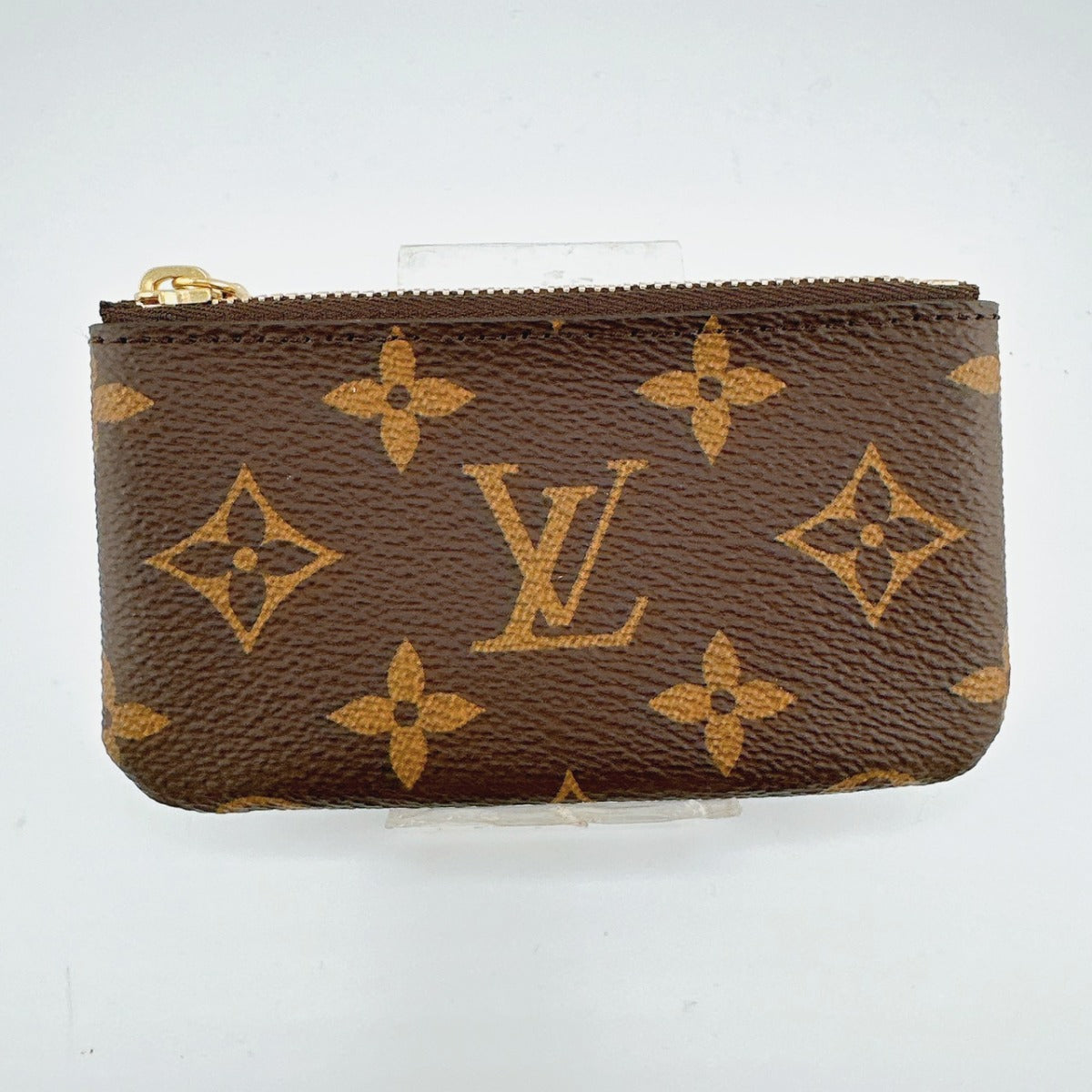 LOUIS VUITTON Key case Key holder Monogram canvas Brown Key case Key holder for coin pocket Monogram Pochette Kle unisex(Unisex)
