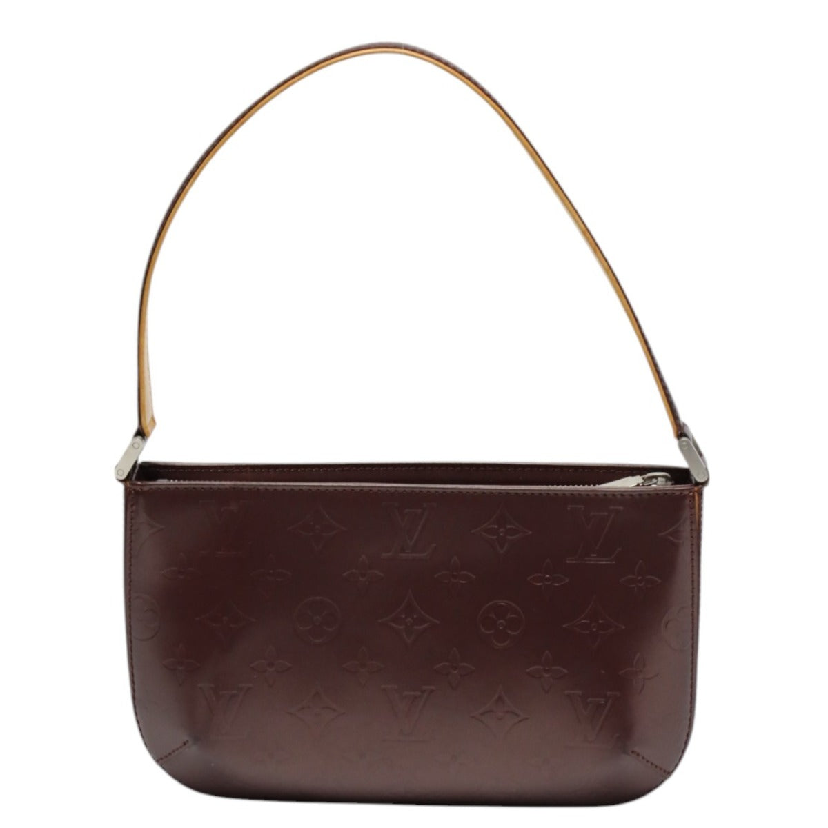 LOUIS VUITTON Handbag leather Viole Mini bag Monogram mat Faula Women