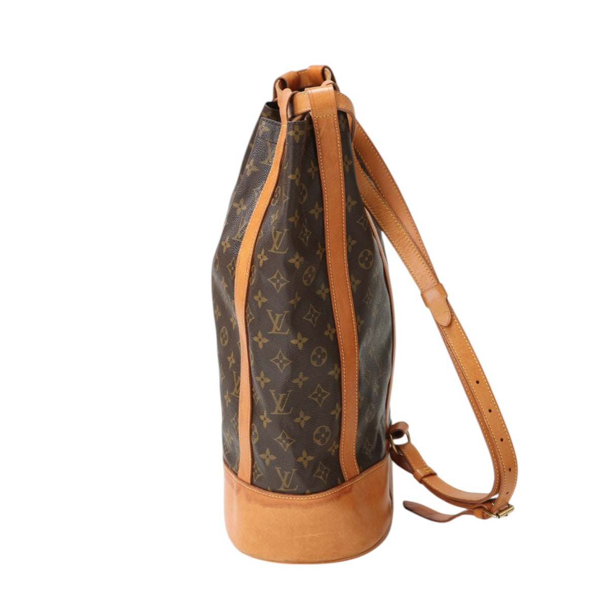 LOUIS VUITTON Shoulder Bag Monogram canvas, leather Brown Drawstring type Monogram RandonneeGM Women