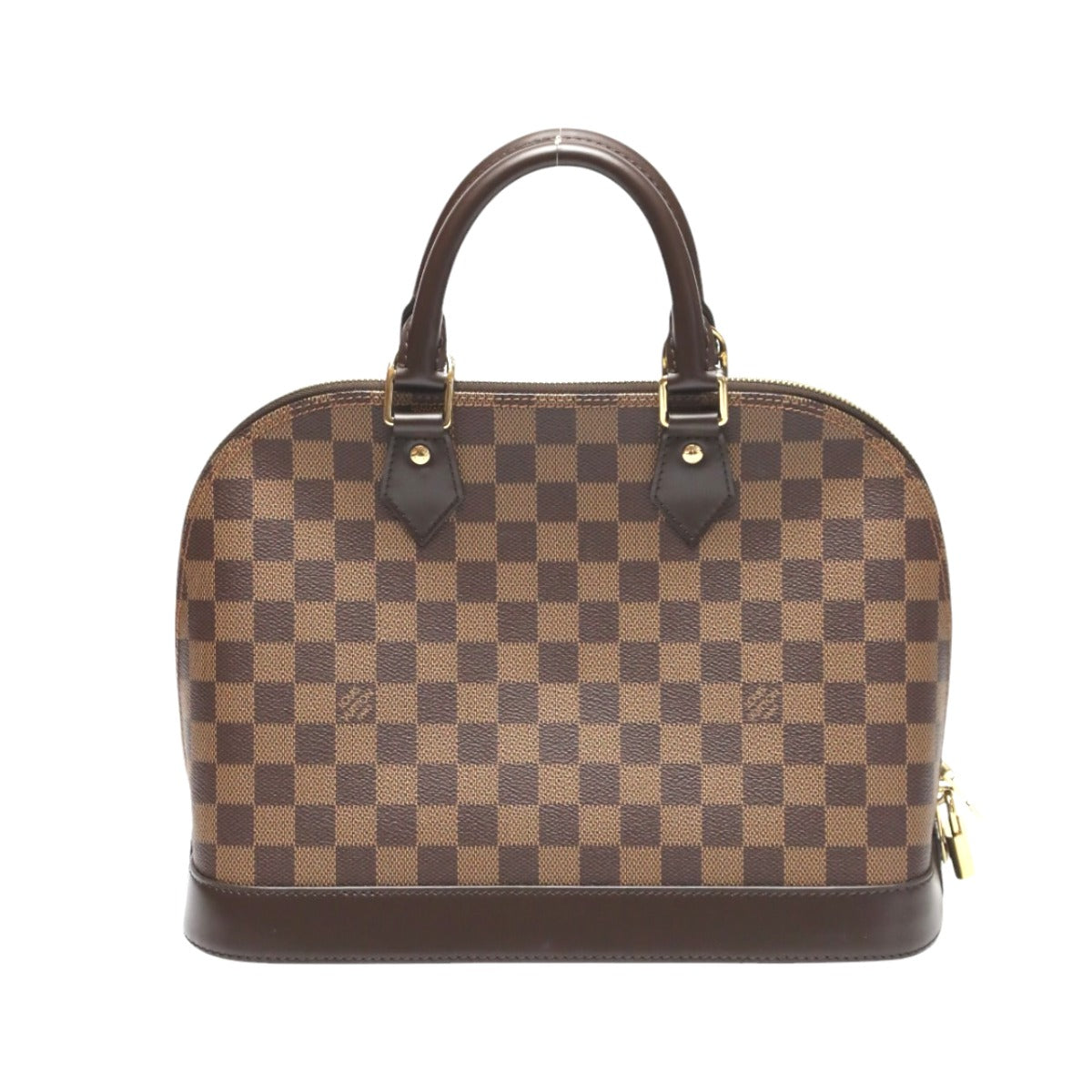 LOUIS VUITTON Handbag Damier canvas Brown Damier Alma PM Women