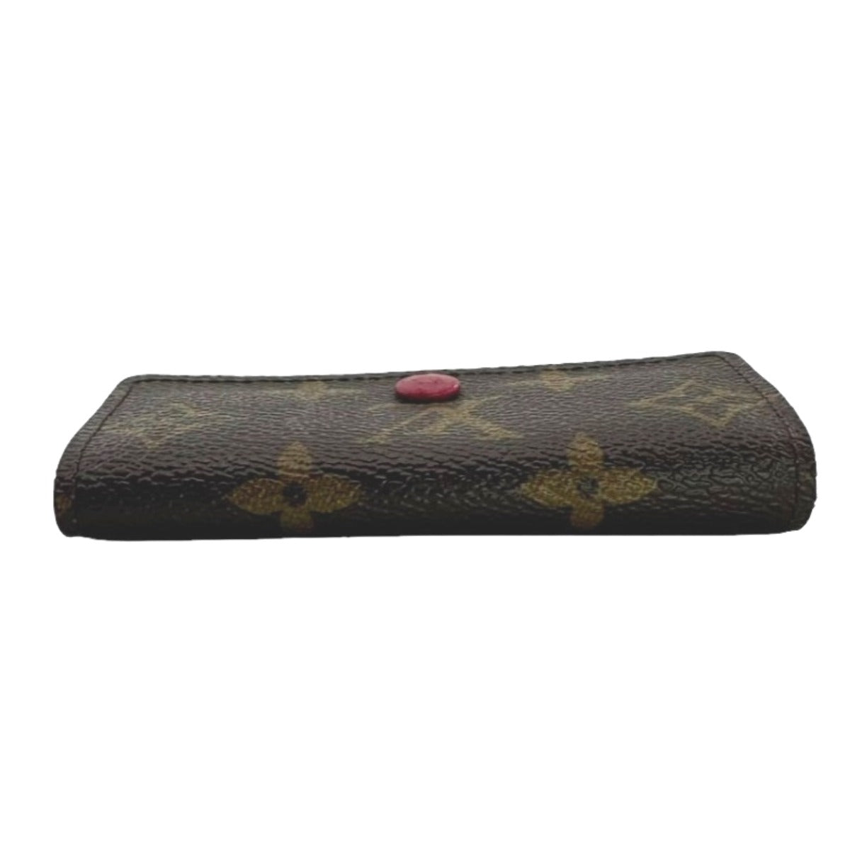 LOUIS VUITTON Key case Key holder Monogram canvas Brown Multicles4 Monogram Key case Key holder for 4 keys Women