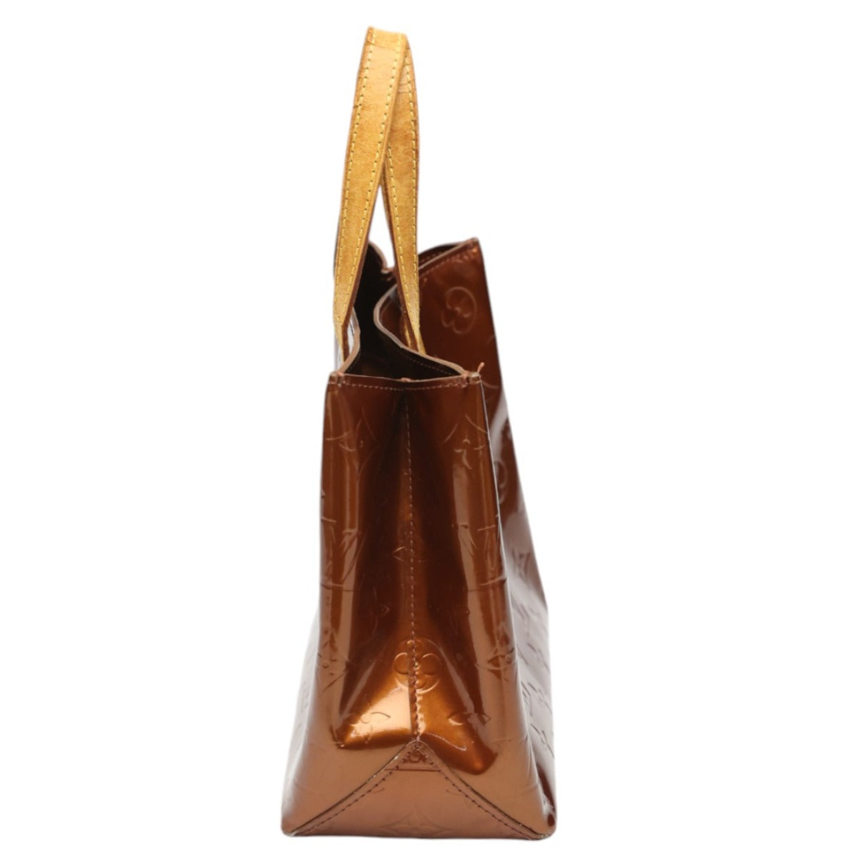 LOUIS VUITTON Handbag Monogram Vernis bronze Lead PM Vernis Mini bag Women