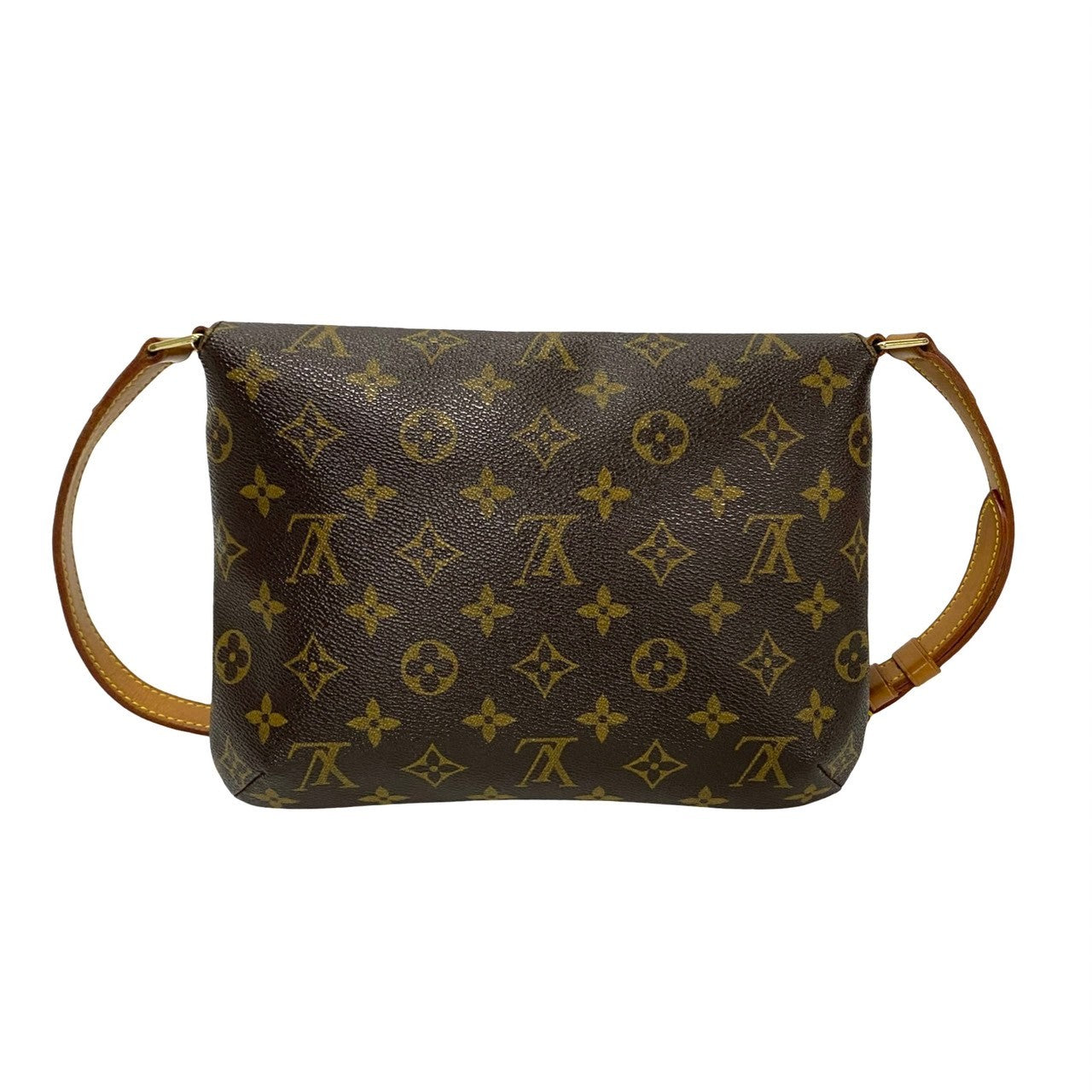 LOUIS VUITTON Shoulder Bag Leather, PVC Brown Mtte tango short Women
