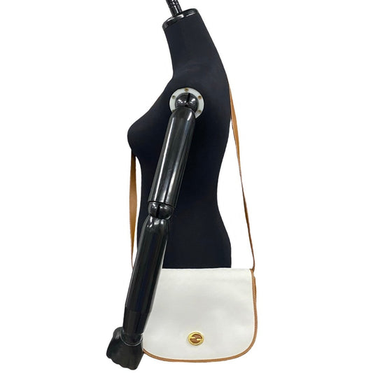 GUCCI Shoulder Bag leather white