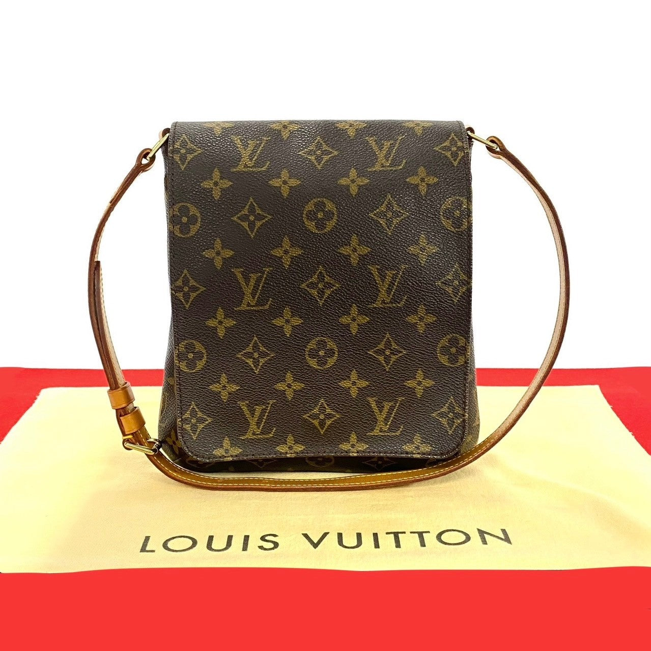 LOUIS VUITTON Shoulder Bag Leather, PVC Brown Monogram Mtte Salsa Women(Unisex)
